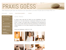 Tablet Screenshot of praxis-goess.com